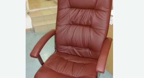 Обтяжка офисного кресла. Павлово